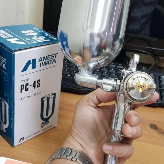 

Baru Anest Iwata W-101-132G .Dengan Tabung Atas Premium