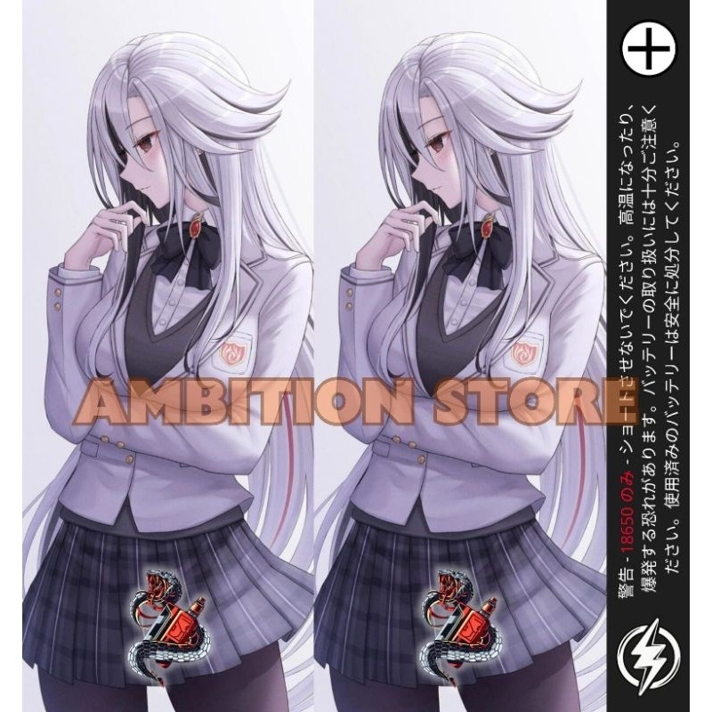 

*PromoGet2* Ambitionstore Stiker Wrap Baterai 18650 Ambition V19 Series Pelindung Dan Penghias Untuk Segala Merek 2 Stiker Garskin HP/Case Custom COD