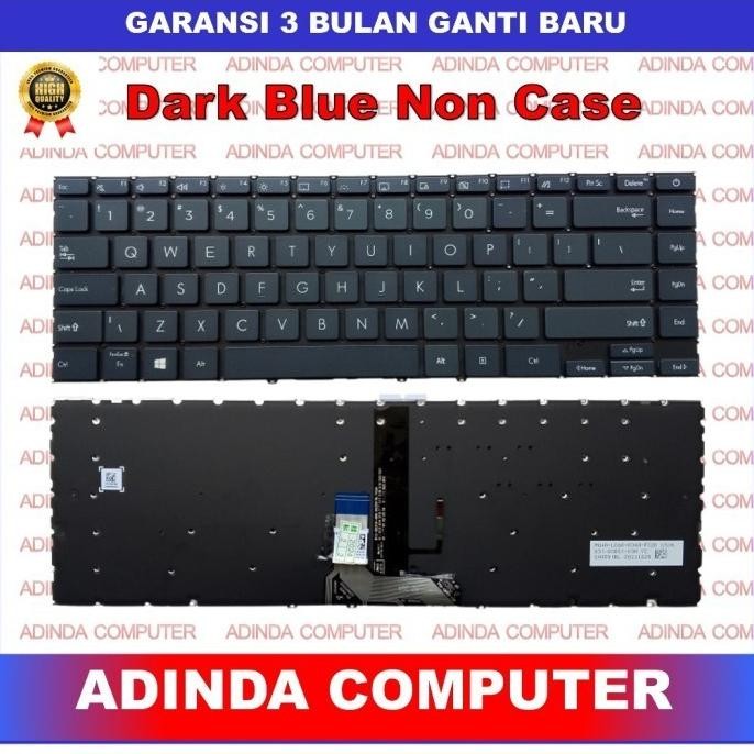 KEYBOARD ASUS ZENBOOK 14 UX425 UM425 UM425I UM425IA UM425UA UM425UAZ U4700J U4700JA SILVER BLUE WITH