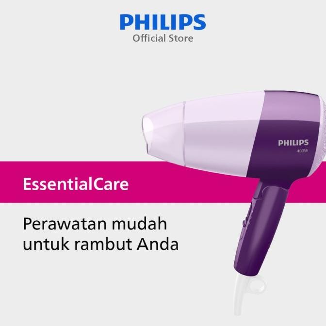 Philips Hair Dryer 400 watt HP8126/02 Purple - Hairdryer HP 8126 Ungu
