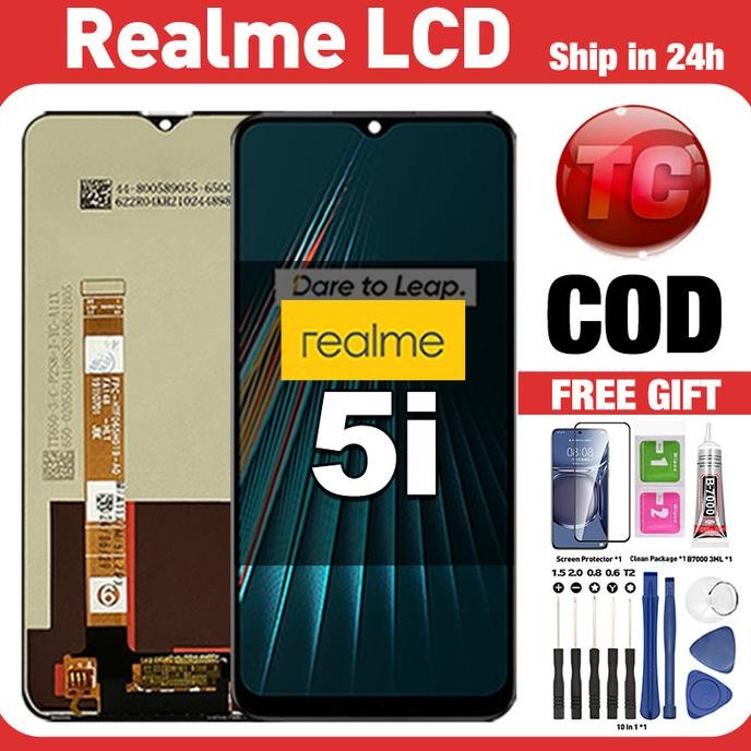 Original Lcd Realme 5i fullset ori asli Layar hp touchscreen Sentuh Versi Tinggi COD SAMD