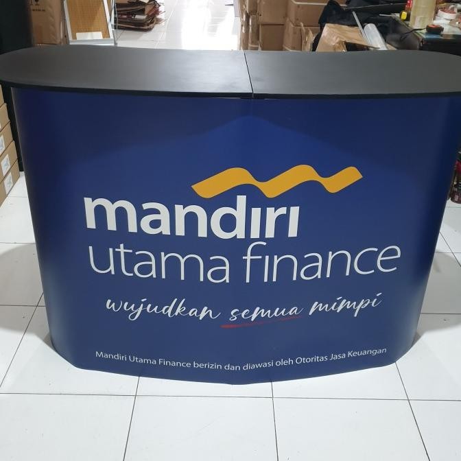 NEW Promotion Desk ( Dengan Cetakan ) / Event Desk / Pop Up Table