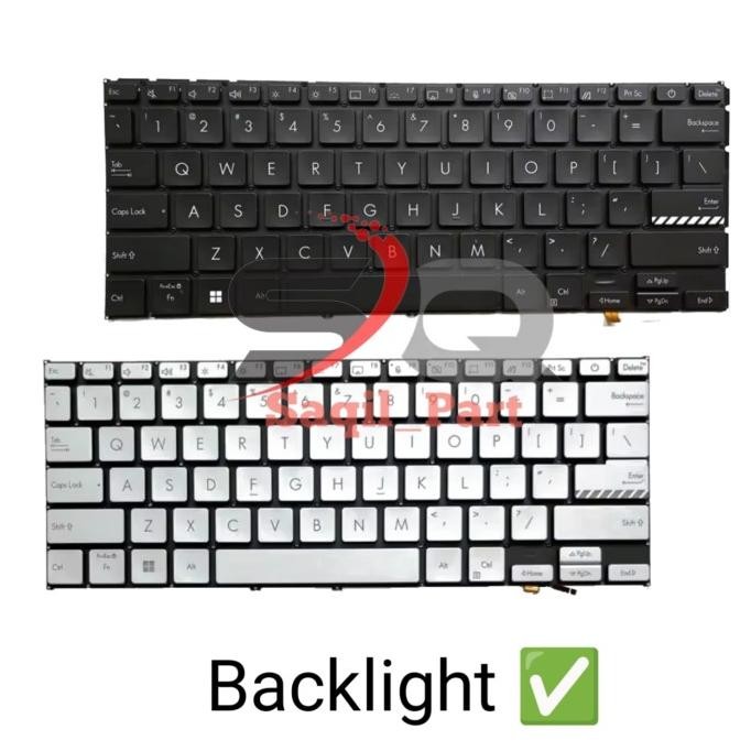 KEYBOARD ASUS VIVOBOOK 14 X1404 X1404Z X1404ZA A1404 A1404Z A1404ZA BACKLIGHT 1904T