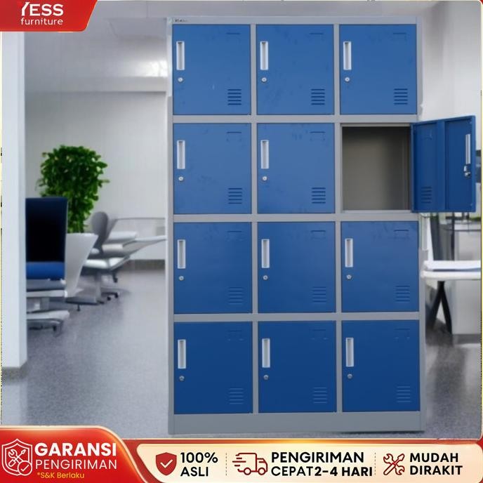 TERMURAH - Loker besi Locker besi 12 Pintu
