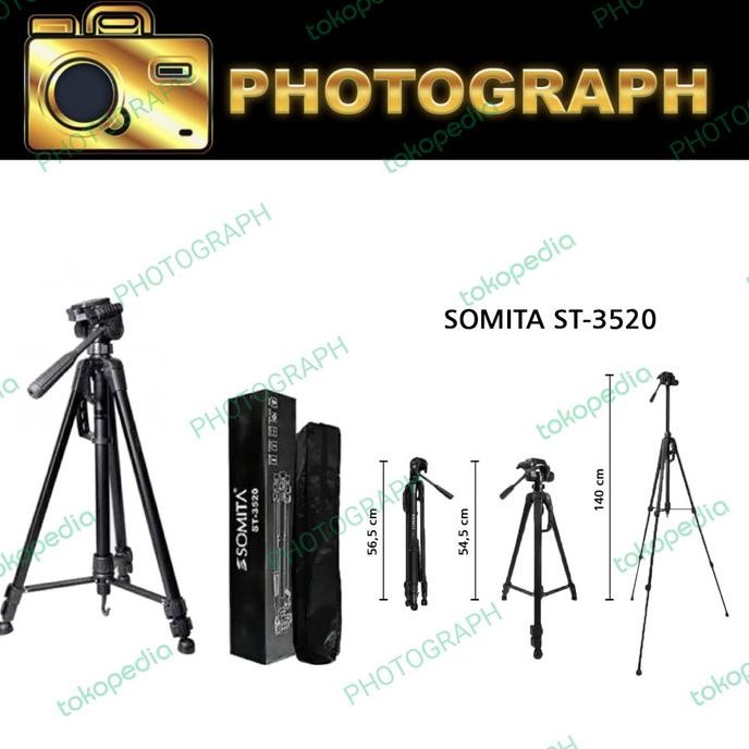 Tripod Excell Promoss Black Camera / Tripod Camer / Excell Promoss /