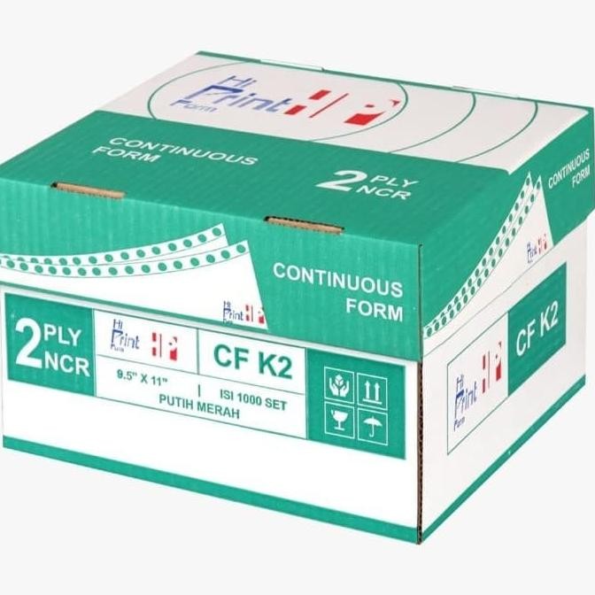 

TERLARIS - CONTINUOUS FORM 2 PLY 9.5 X 11/2 HI-PRINT (ISI 2000 SHEETS)