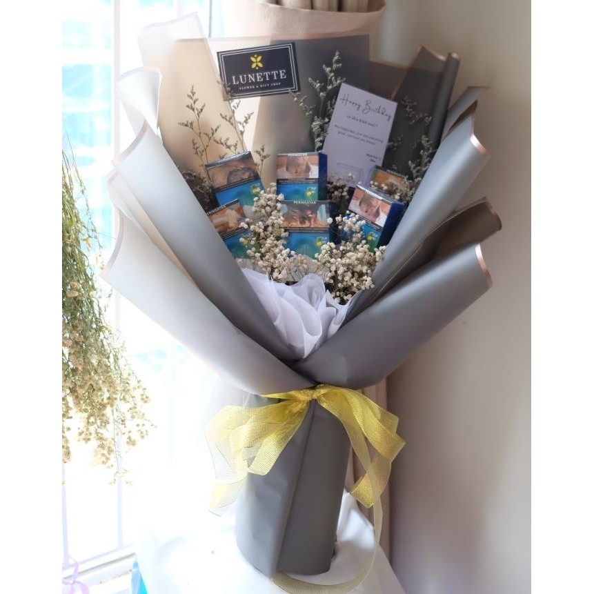 Buket Rokok Hadiah Snack Money Bouquet dll Terlaris