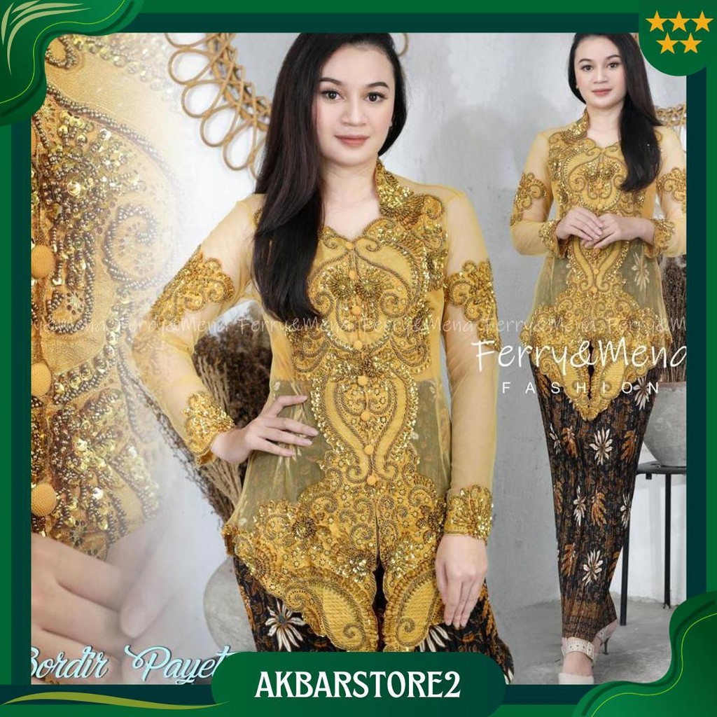 (Atasan) Kebaya Payet Terbaru/Kebaya Natal Model Terbaru/Model Kebaya Kristen Modern 2022/Baju Kebay