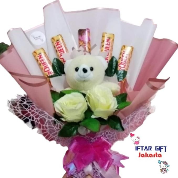 

Bucket Coklat + Boneka + Bunga /Buket Wisuda,Ultah,Sidang,Anniversery Terlaris