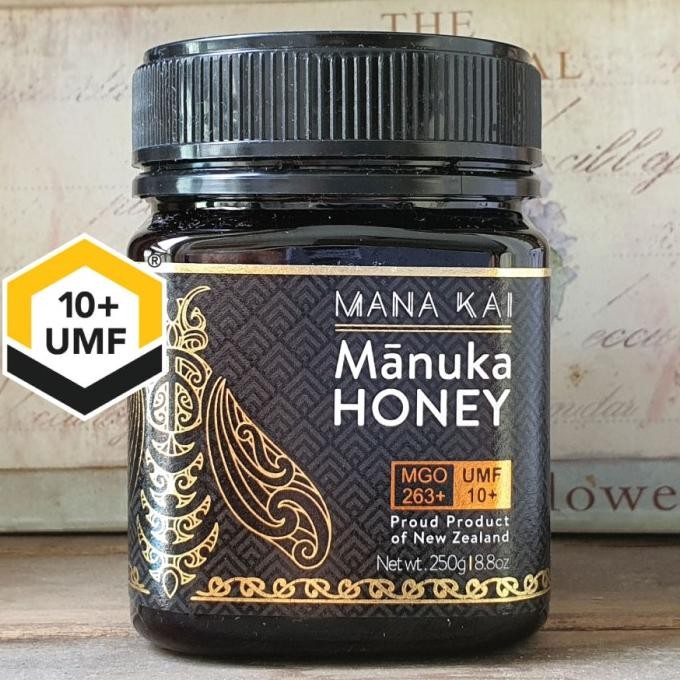 

MANA KAI MADU MANUKA HONEY UMF 10+ 250g RAW MANUKA GLYPHOSATE FREE NZ PRA