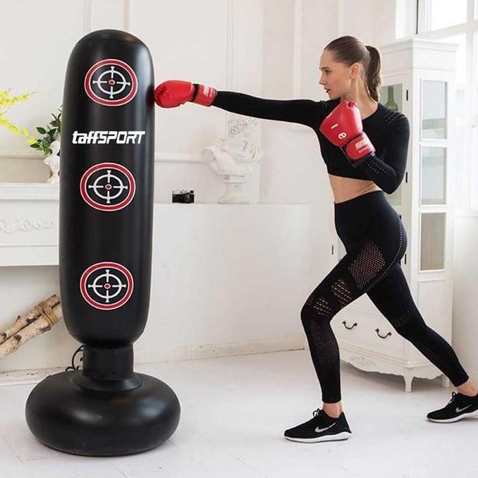 Cod Samsak Berdiri Untuk Tinju Boxing Taekwondo Silat Muaythai Dewasa Isi Angin Besar Tinggi 160 Cm 