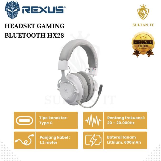 REXUS HX28 HEADSET BLUETOOTH GAMING THUNDERVOX STREAM ORIGINAL 1904T