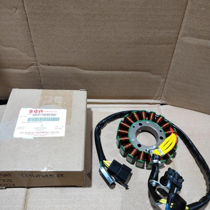 Spull Spul Assy Stator Magnet Set Pulser Thunder 125 12F60 Sgp Ori Original Dan Terpercaya