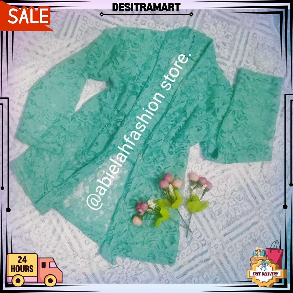 Kebaya Anak Perempuan Kutubaru Brokat Bali Terbaru 2024 Kebaya Brokat Anak Sd Model Kartini Kebaya A