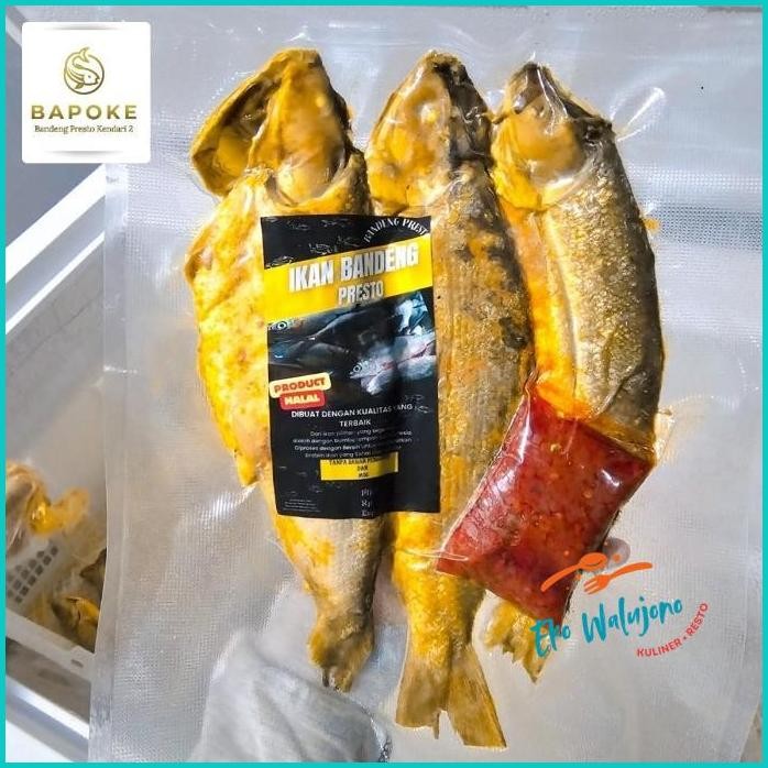 

Stok Ready.! Bandeng Presto Original Dikemas Dalam 1 Pack Isi 3 Ekor + Sambel Sebagai Pelengkap