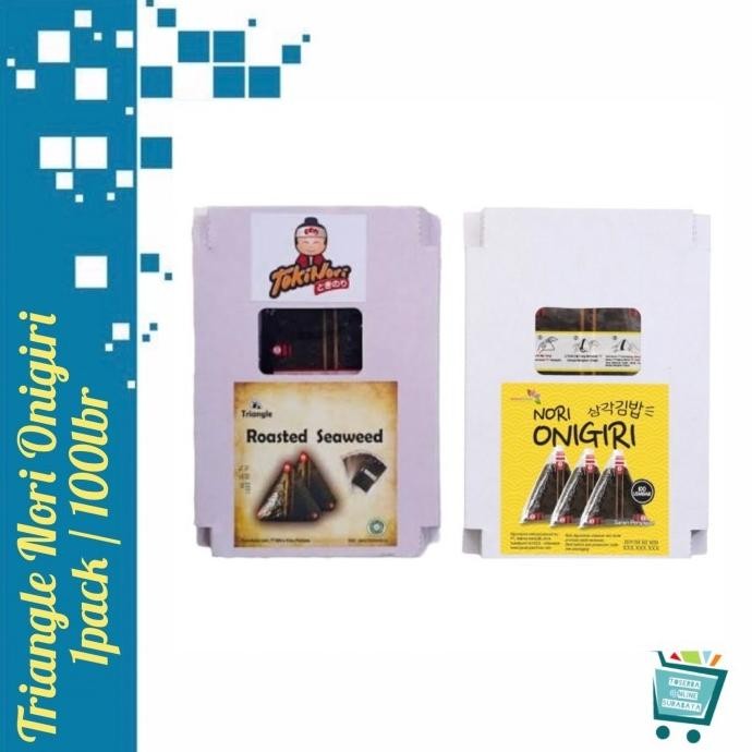 

(Good) Triangle Onigiri Nori / Onigiri Wrapper / Rumput Laut Segitiga 1 dus
