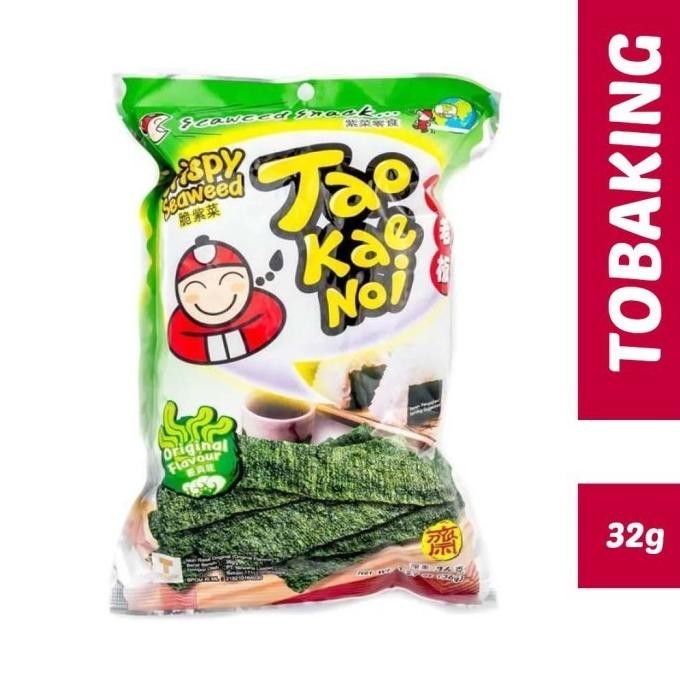 

(Good) Tao Kae Noi Crispy Original 32 Gr Crispy Seaweed Original