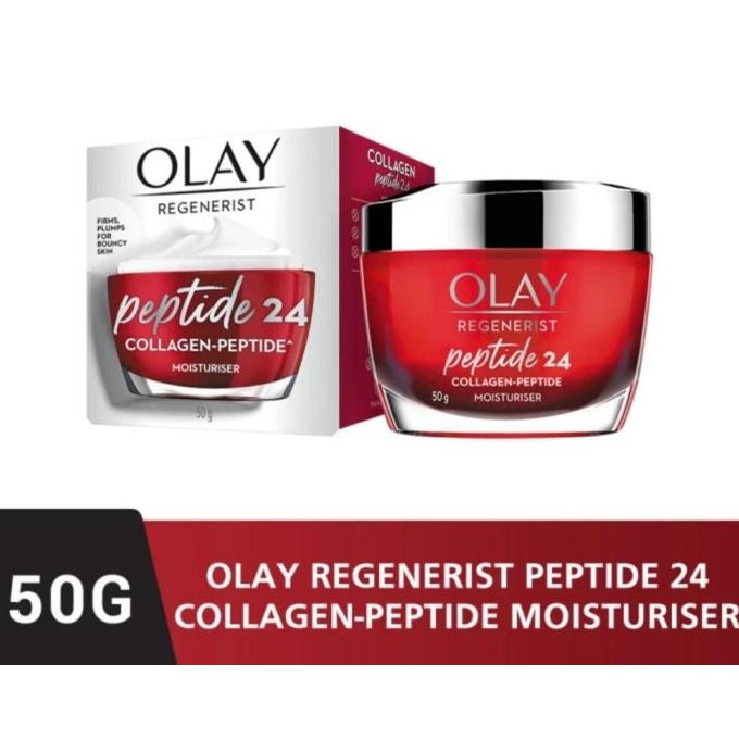 TERBARU - OLAY REGENERIST PEPTIDE 24- COLLAGEN PEPTIDE MOSTURISER / SERUM