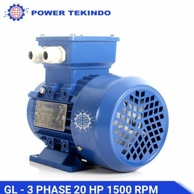 Famoze Pro Dinamo 3 Phase 20 HP 1500 RPM GL Electric Motor Diesel