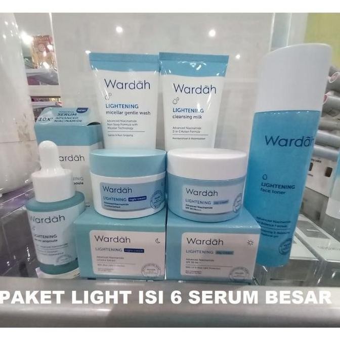 Wardah Lightening Paket Lengkap | Paket Skincare Wardah Lightening |