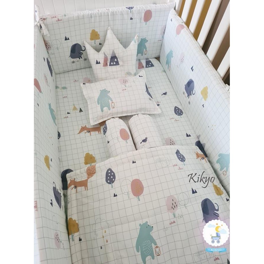 MURAH Bumper set busa box bayi katun jepang / bumper box bayi / bumper bayi