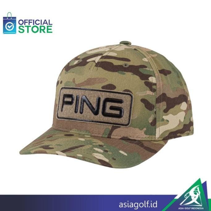 Golf Cap Ping Multicamo Brown | Topi Golf Ping Co