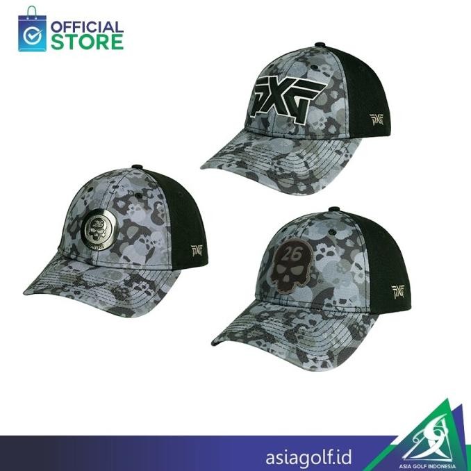 Golf Cap Pxg Darkness Skull | Topi Golf Pxg Camo Co