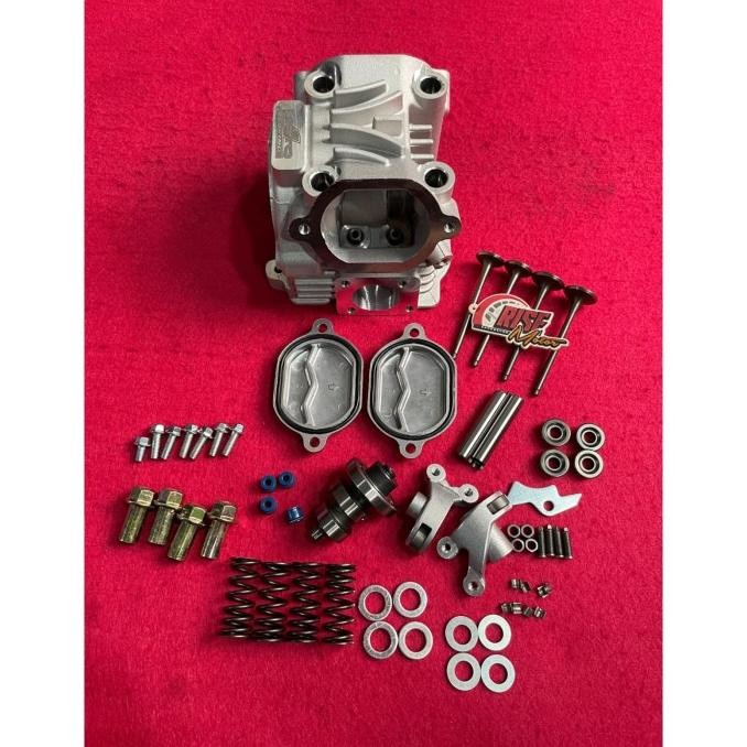 BLOK CYLINDER HEAD MOTO 1 MIO 4 KLEP 24 21 PELATUK ROLLER
