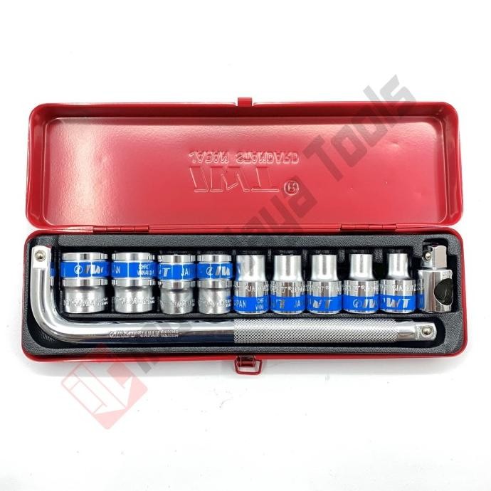 Promo Iwt Japan Kunci Sok Set 11 Pcs 1/2 Inch - Socket Set Soket