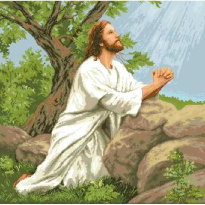 5D DIAMOND PAINTING RELIGI FULL DRILL ROUND 30x40CM / JESUS DIAMOND PA murah