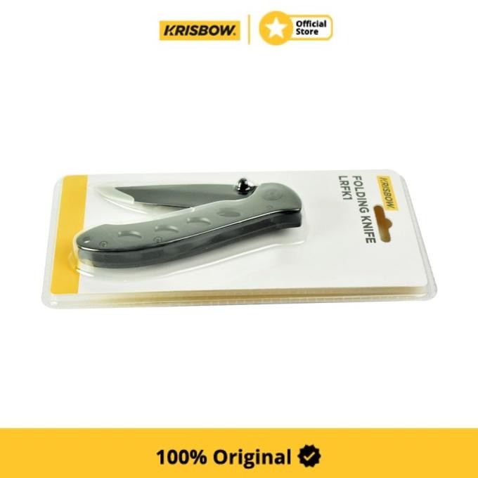 Promo Krisbow Folding Knife Pisau Lipat Lrfk1 - Hitam