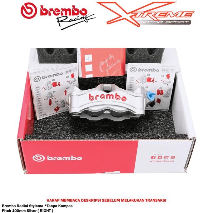 Kaliper Brembo Radial Monoblock Stylema Original Brembo Italy