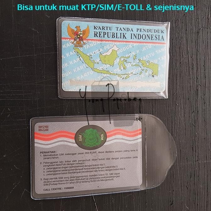 

jk-54 Plastik E-Toll Mika / Cover DOFF Lidah Kartu eToll / ATM / KTP / ID CARD 6x11 (1 PACK ISI 100) Berkualitas