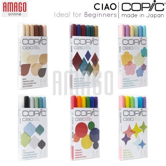 

COPIC CIAO - 6 COLOR SET SKIN - CCM/6SN