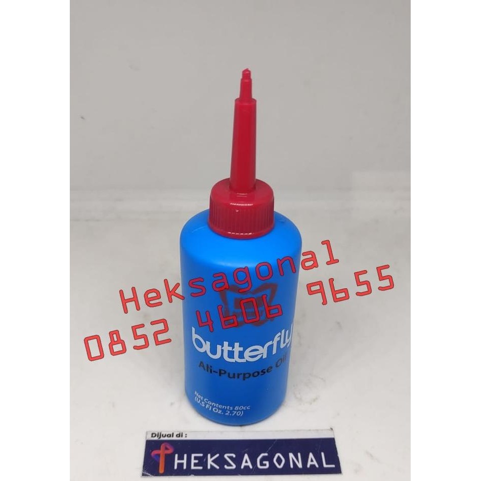 

^%^%^%^%] Minyak Pelumas Mesin Jahit Serbaguna Buterfly All Purpose Oil 80ml BPN