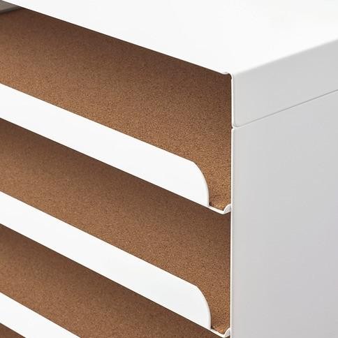 

Rak Tempat File Surat Kertas Laci Susun Atas Meja GLM