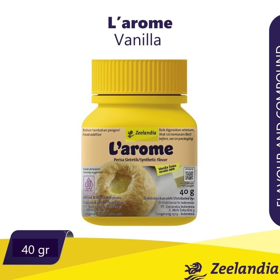 

Zeelandia Larome Vanilla L Powder 40Gr Peria Pewarna Dan Aroma Vanilla Uu