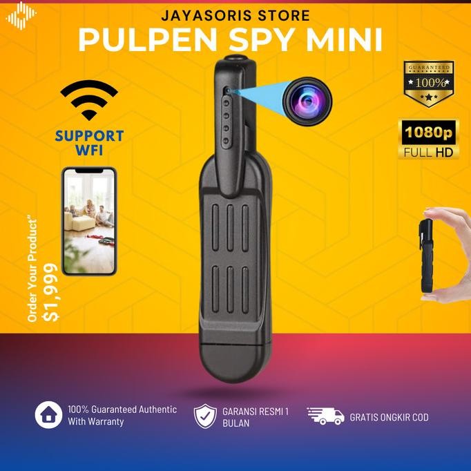 KAMERA KECIL MINI TERSEMBUNYI SPY CAMERA CCTV HD PENGINTAI TERSEMBUNYI ENC