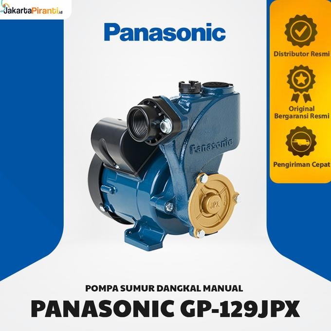 Mesin Pompa Air Sumur Dangkal Manual Panasonic Gp-129Jpx | Gp-129 Jpx