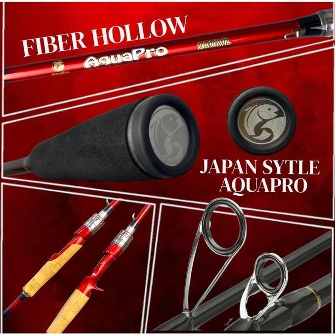 Murah Aquapro - Joran Pancing 1.80M Action Light Carbon Fiber Joran Pancing Sambung 2 Bagian Joran B
