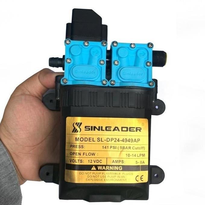 Pompa dual pump dc 12v Sinleader SL-DP24 141 Psi Motor 4949 - ORIGINAL
