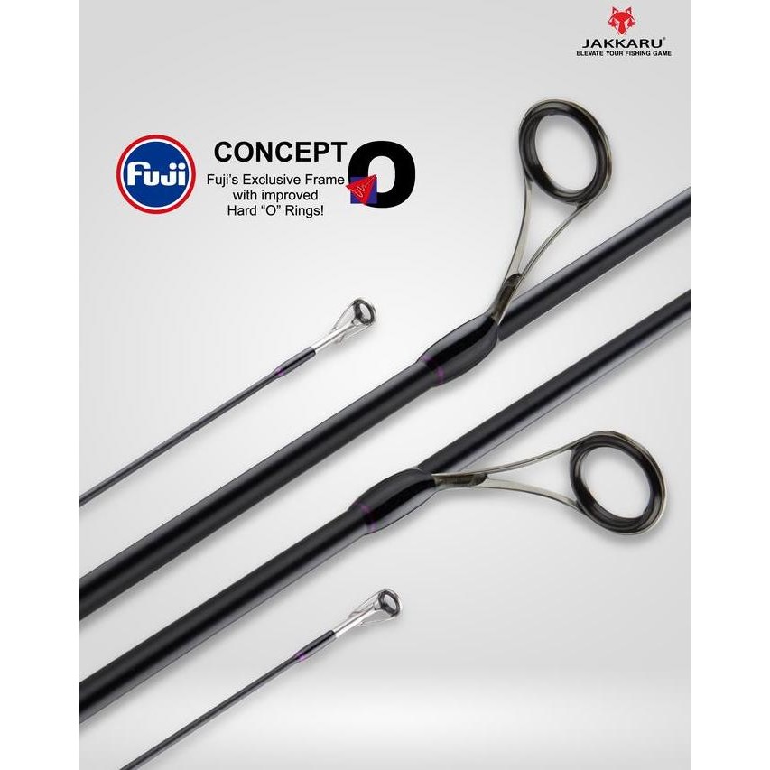 Murah Joran Pancing Ul Jakkaru Accustrike 632 & 702 | 2 - 8 Lb | 213Cm Ultralight Fuji Ring Solid Ca