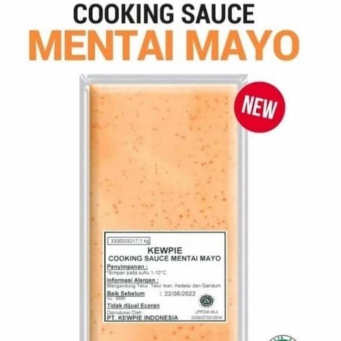 

KEWPIE COOKING SAUS MENTAI MAYO 1KG KEMASAN REFILL SIAP MAKAN. murah