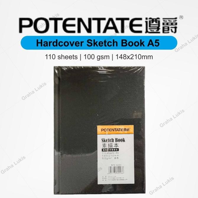

Potentate Hardcover Sketch Book A5 (110 Sheets - 100Gsm)