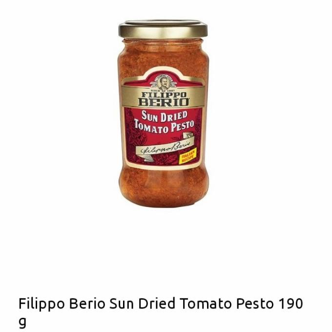 

Filippo Berio Sun Dried Tomato Pesto 190 g murah