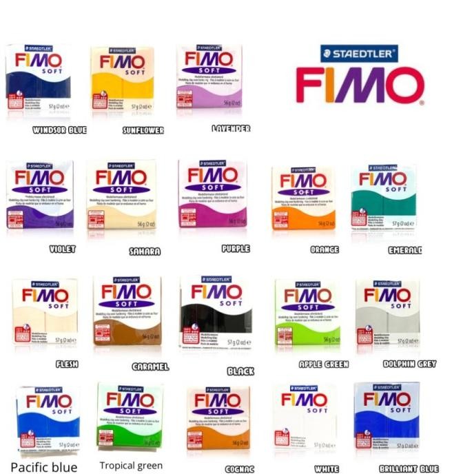 

Polymer Clay Fimo SOFT Bahan Clay Classic Professional murah