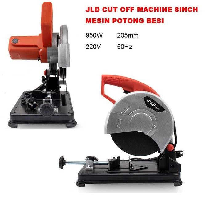 JLD Mesin Potong Besin 8inch Cut Off Machine 950Watt Gergaji Mitra J208 Mesin Potong Tulang Sapi Ger