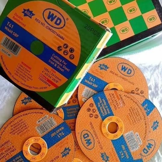 Mata Potong Gerinda WD Resibon WD 1 Box isi 20pcs wd potong besi baja ringan murah