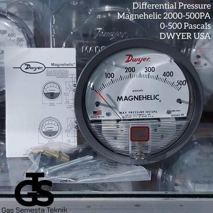 DWYER MAGNEHELIC 2000-500PA | MAGNEHELIC 0 - 500 PASCALS DWYER USA