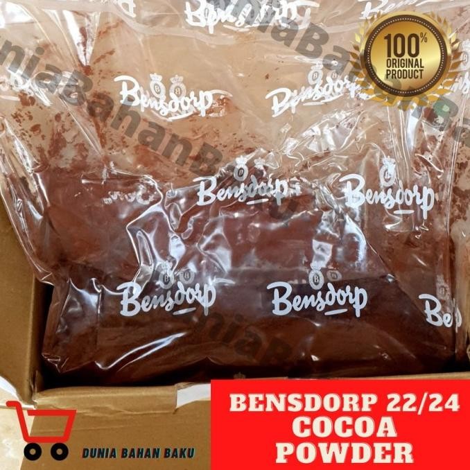 

COKLAT BUBUK 22/24 "QUEEN ANNA" BENSDORP 1 KG KEMASAN ALUFOIL GROSIR